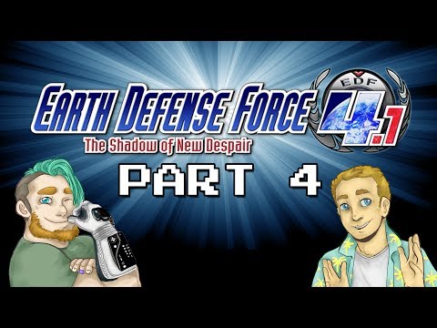 Earth Defense Force 4.1 (PS4) #PowerPlays Part 4: Edward 40-Hands!
