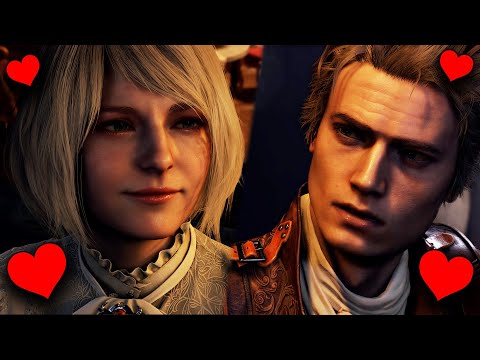 Resident Evil 4 Remake Leon Flirts With Ashley - All Leon and Ashley Romance Scenes