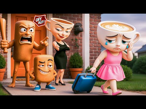 Tung Tung Sahur sad love Story Ballerina Cappuccina & Son in Granny House | funny horror animation