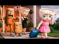Tung Tung Sahur Sad Love Story Ballerina Cappuccina Son In Granny House Funny Horror Animation