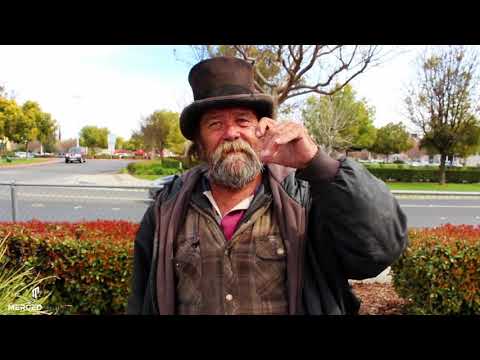 Merced, Ca- Homeless man interviewed 2018