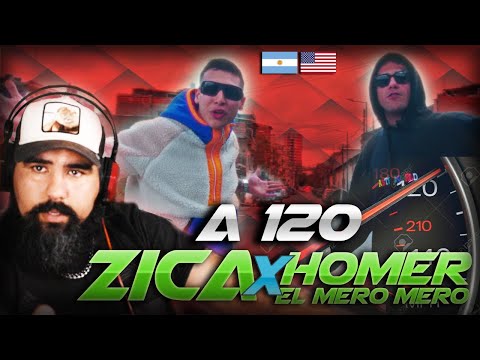 Zica Ft Homer El Mero Mero - A 120 || VARE REACCIÓN 🇺🇸