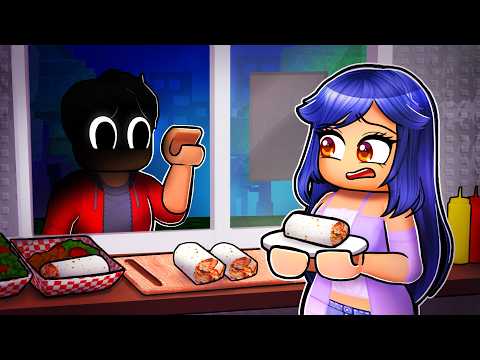 Working at a Scary FOOD TRUCK in Roblox!