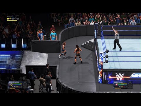 Smackdown candice lerae vs Sarah logan