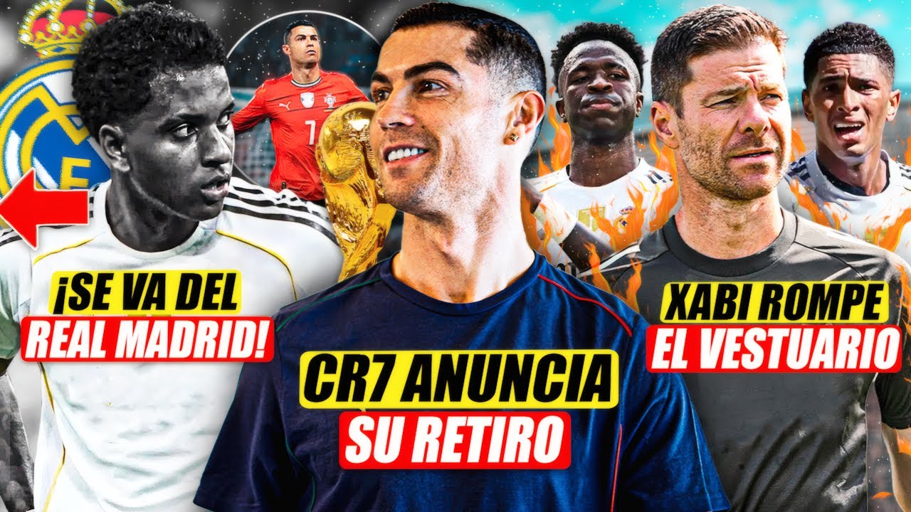 💣 ¡CRISTIANO ANUNCIA SU RETIRO! | ¿EL VESTUARIO DEL MADRID ESTÁ PELEADO CON XABI? | RODRYGO SE VA