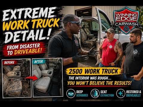 Heavy-duty work truck detailing