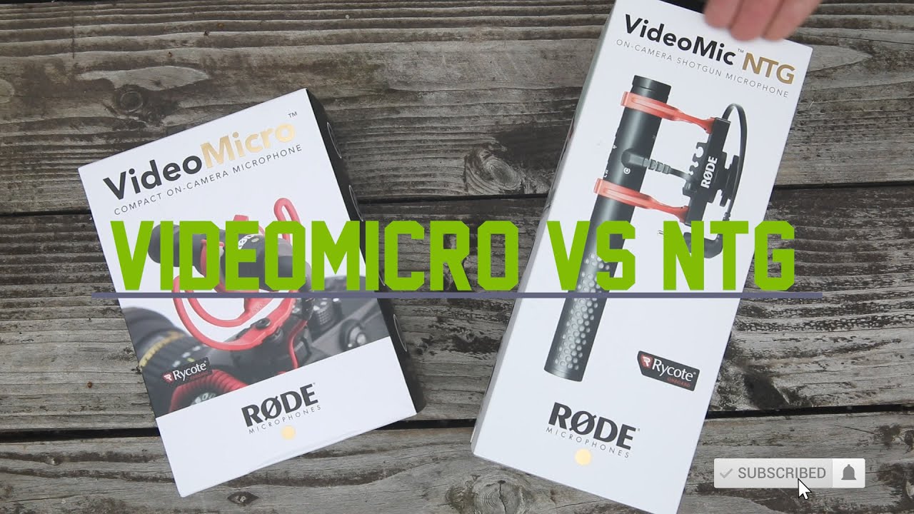 Outdoor Test - Rode VideoMicro vs VideoMic NTG (Raw Audio, Dead Cat On/Off)