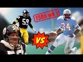 Earl Campbell Vs Jack Lambert Jack Ham 1980 Wk 1 RB Vs LB Matchup