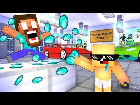 Monster School: Baby Noob Become Rich Apocalypse - Minecraft Animation (RATKİDZ DELETED VİDEO)
