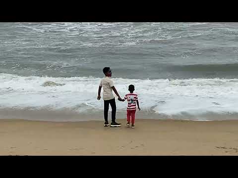 Saharsh and Harsh at Yarada Beach Visakhapatnam