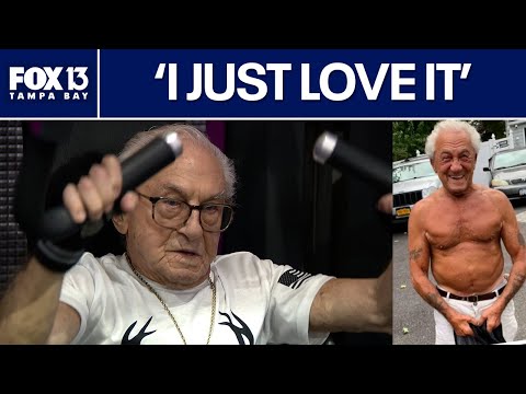 99-year-old Floridian lifts weights for 3 hours a day