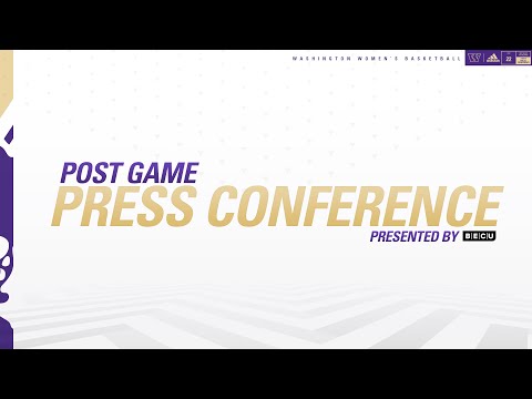 Washington Women's Basketball Postgame Press Conference - WNIT First Round