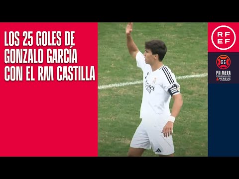 Los 25 GOLES de Gonzalo García con el Real Madrid Castilla | #PrimeraFederación