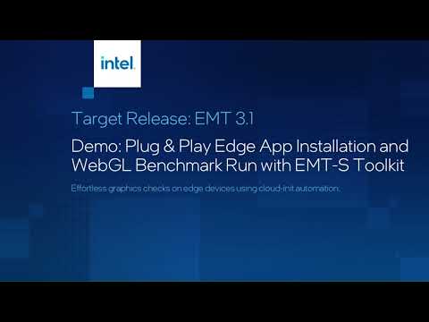 Automate Custom App Deployment on EMT-S Using Cloud-Init via Bootable USB | Intel Software