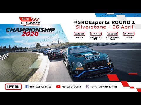 SRO・Eスポーツ・チャンピオンシップ 第1戦 シルバーストーン レースライブ配信動画