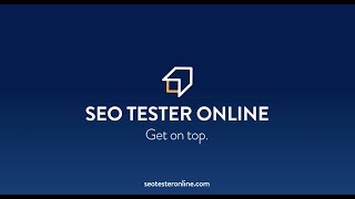SEO Tester Online video