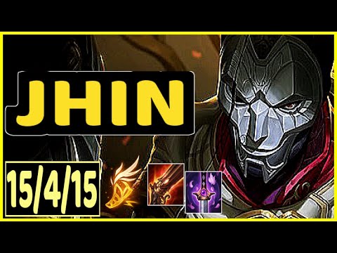 JHIN VS CAITLYN - 15/4/15 KDA ADC GAMEPLAY GRANDMASTER I