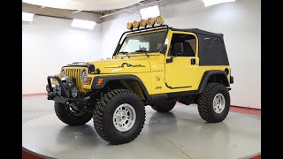 Video Thumbnail for 2002 Jeep Wrangler 4WD Sport