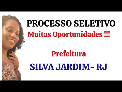 Processo Seletivo Prefeitura de Silva Jardim - RJ
