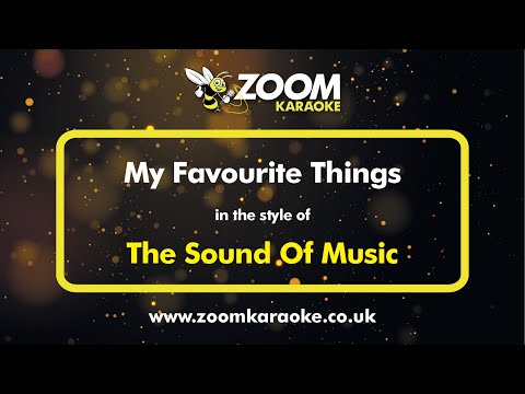 The Sound Of Music - My Favourite Things (Karaoke Version) with Lyrics On Screen