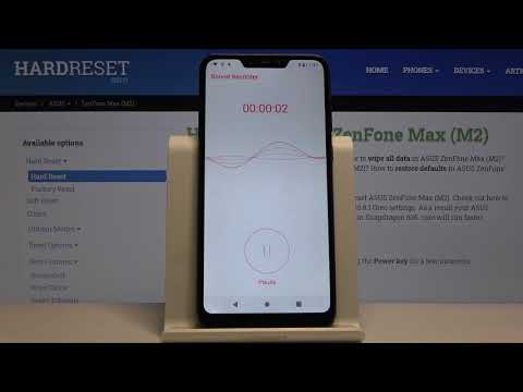 How to Record Your Voice on ASUS Zenfone Max M2? – Recording Sound