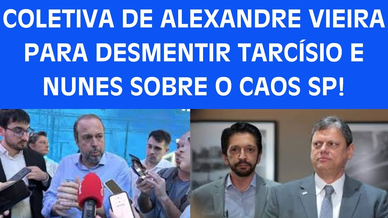 COLETIVA COM O MINISTRO DE MINAS E ENERGIA, O TEMPO VAI FECHAR PARA OS MENTIROSOS TARCÍSIO E NUNES