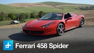 2014 Ferrari 458 Spider video review