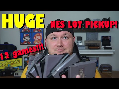 HUGE 12 game NES lot pickup!