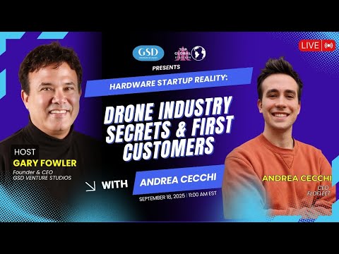 Hardware Startup Reality: Drone Industry Secrets & First Customers  | Andrea Cecchi FloFleet