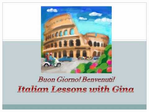 Italian Lessons with Gina_Lesson 6_Nouns.wmv