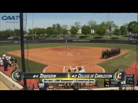 Towson Softball stays alive with 8-6 win over College of Charleston