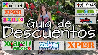 Xcaret 🦜 Guía de Promociones, cupones y descuentos 🤑 Entradas Parques #Xcaret, #Xplor, #XelHa