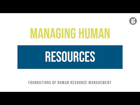 Introduction to Managing Human Resources