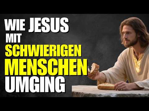 Das Geheimnis Jesu im Umgang mit schwierigen Menschen und was du daraus lernen kannst