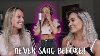 NON-SINGER TRIES SINGING A COVER! | Talia Mar w/ Freya Nightingale