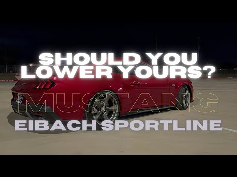 2024 Mustang GT S650 | Eibach Sportline Lowering Springs REVIEW!