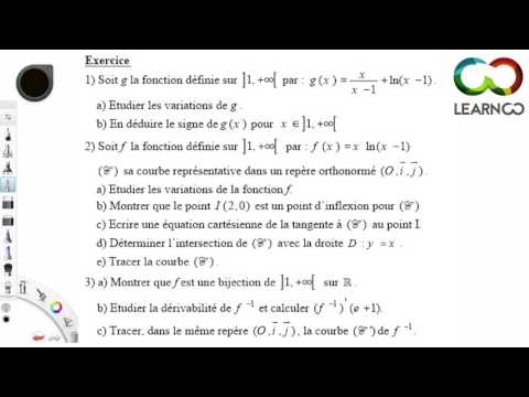 Bac - Fonction logarithme népérien - Exercice 3
