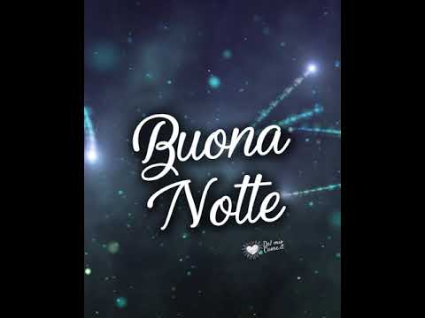 Video della Buona Notte. GIF con giochi di luce e musica
