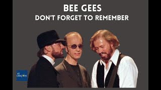 Bee Gees - Don&#39;t Forget To Remember - 1970 - (Legendas em Inglês e Português)
