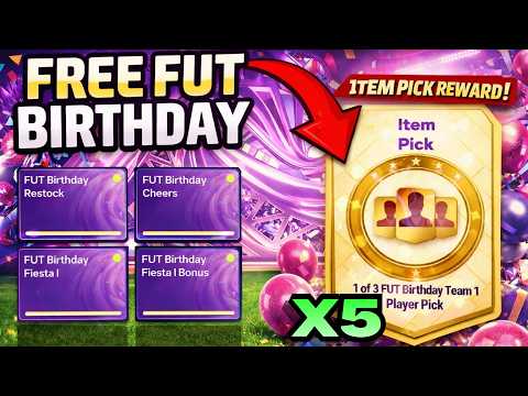 How to get FIVE Fut Birthday Cards for FREE FAST!