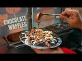 Waffle Women Selling Delicious Waffles In Street Of Surat Indian Street Food