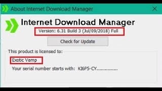 Idm 6.31 build 9