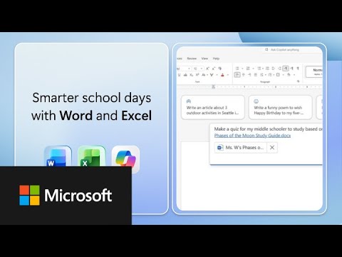 Copilot webinar: Using Word and Excel to study, brainstorm, and research (Ep. 3)