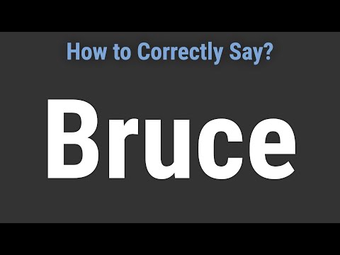 How to Pronounce Name Bruce (Correctly!)