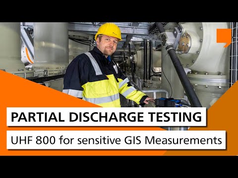 Sensitive partial discharge testing on gas-insulated switchgear with UHF 800