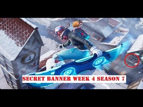 Find the Secret Banner in Loading Screen #4 |  LOCATION WEEK 4 CHALLENGE Fortnite Season 7