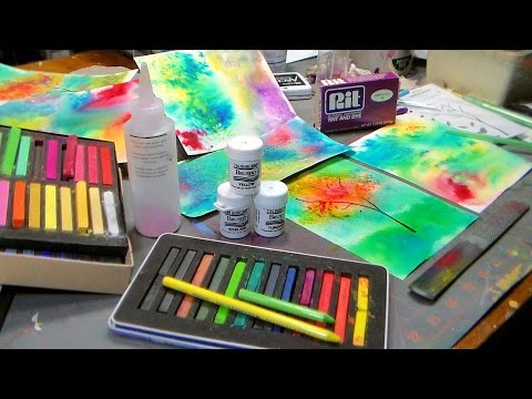 Brusho Crystal Colors Review/Demo & DIY Comparison