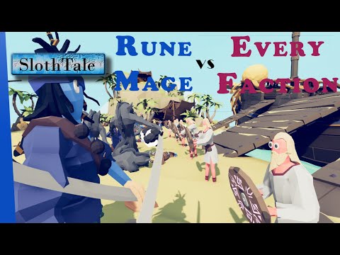 TABS - *NEW* Secret Hidden Units! - RUNE MAGE  vs Every Faction - Totally Accurate Battle Simulator