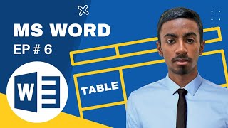 Unlock the Power of Microsoft Word Tables A Step-by-Step Guide! | Master MS WORD Ep#6 | AFFANIYAT