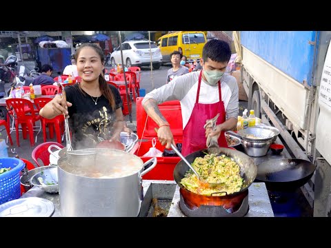 Nonstop Orders! Orussey Market’s MOST FAMOUS Fried Rice & Noodle Stall 🔥